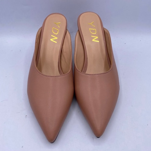 YDN Deep Nude Pointed Toe Low Mid Heel
Loafers /Slip On Mules - Picture 4 of 7